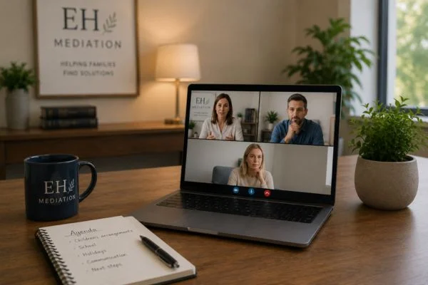 child access mediation Hyde online meeting.